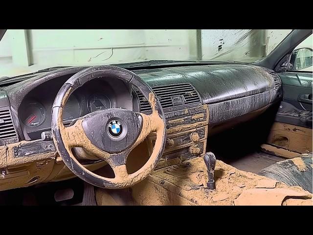 How Professionals Deep Clean a BMW With a Filthy Interior | First Wash in Years by @Needs.Detail