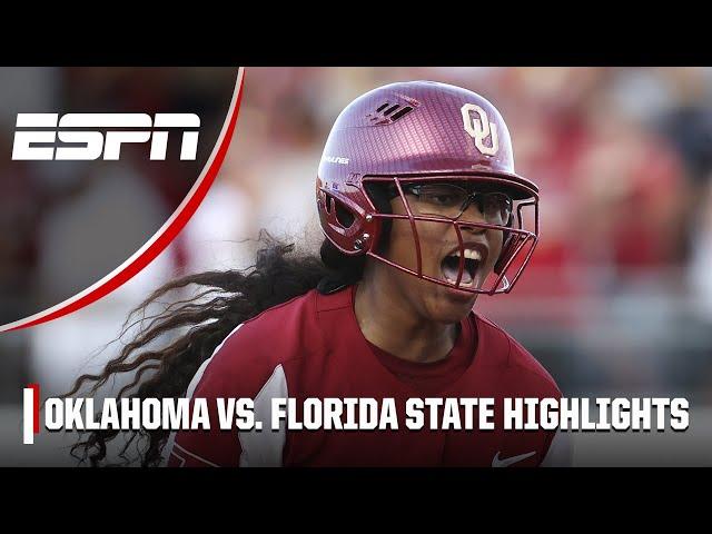 Oklahoma beats Florida State to win 3rd straight national title | Women’s College World Series