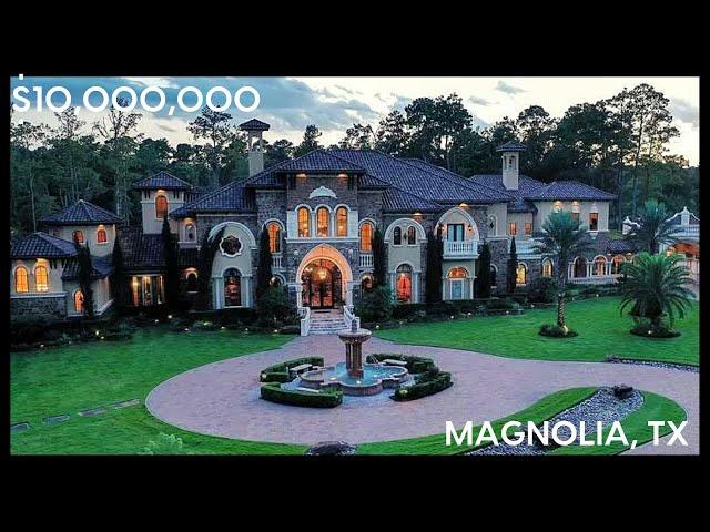 $10,000,000 LUXURY REAL ESTATE TOUR - MAGNOLIA, TX