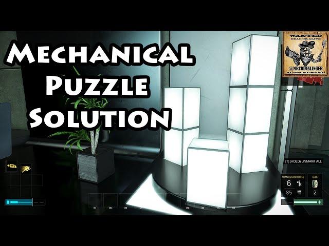 Deus Ex Mankind Divided - Mechanical Puzzle Solution - Palisade Property Bank