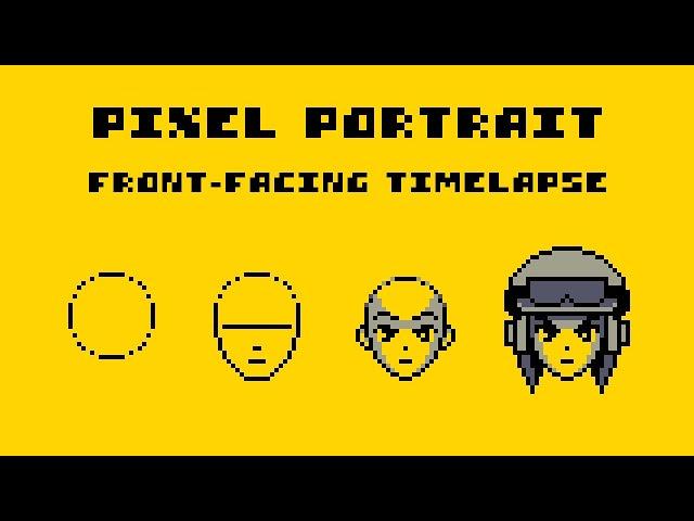 Pixel Art Portrait | Timelapse and Commentary