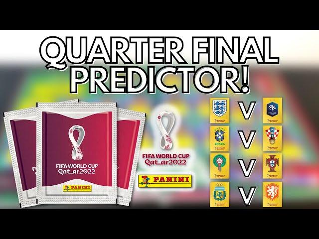 PREDICTING THE QUARTER FINAL RESULTS! | PANINI FIFA WORLD CUP 2022 QATAR STICKERS | 14 PACK OPENING!