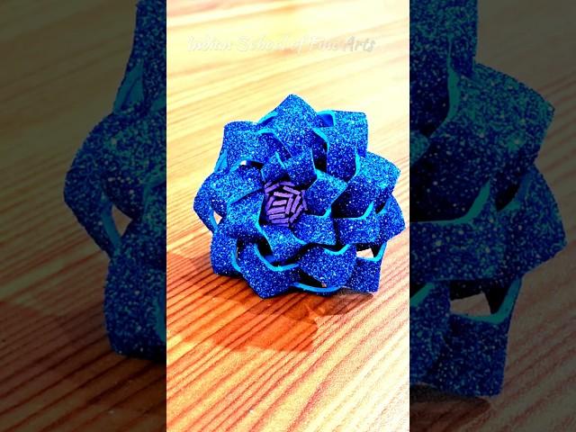 Amazing Flowers from Glitter Foam Sheet Tutorial #shorts