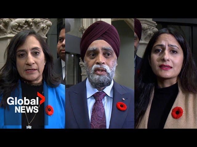 Canadian ministers address violent protests at Hindu temple in Brampton