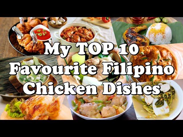 MY TOP 10 FAVOURITE FILIPINO CHICKEN DISHES  | FILIPINO FOOD | Pepperhona’s Kitchen