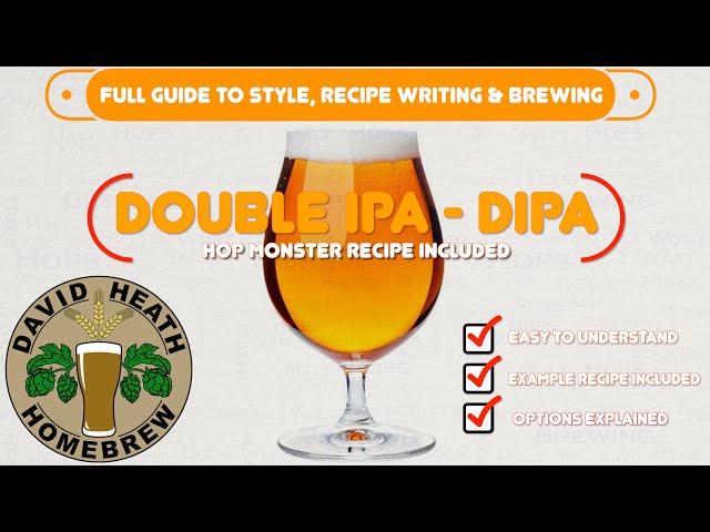 Double IPA DIPA Beer   Recipe Writing Brewing & Style Guide