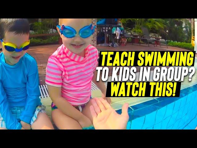TEACH TO SWIM CONFIDENT your child in 1 LESSON in a Fun Way | Children Water safe & independent