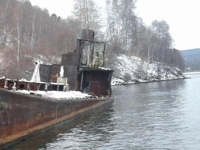 Затонувший танкер