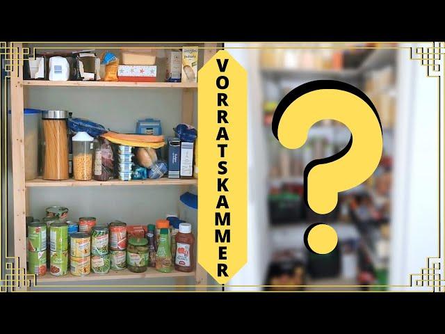 Vorratskammer umgestalten/ Pantry Makeover/ Vorratskammer für kleines Geld/deutsch/