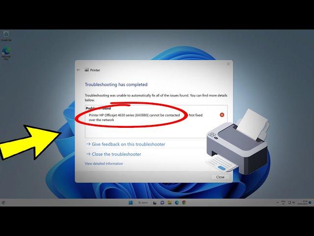 Fix Printer cannot be contacted over the network in Windows 11 / 10/8/7 | Solve Printer Not Fixed ️