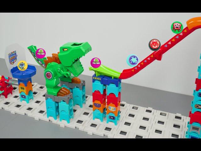 Vtech Marble Rush Magnetic Dino Adventure | Launch  Marbles | Construction Toys