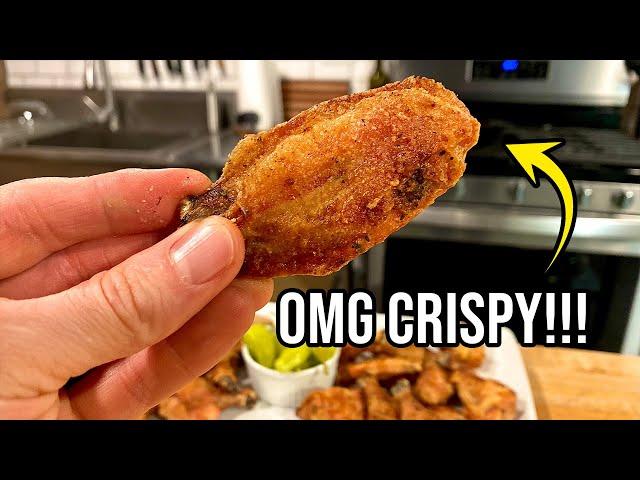 The Crispiest Wings I Have Ever Made In The Oven! | Crispy Chicken Wings