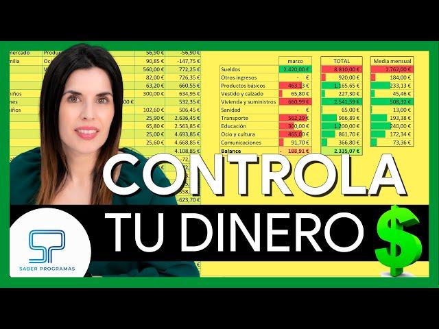  Cómo llevar la CONTABILIDAD de CASA en Excel | Control de GASTOS e INGRESOS