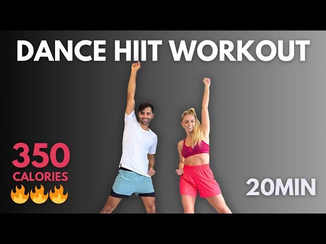 20 MIN DANCE HIIT CARDIO for Weight Loss, all standing (NO JUMPING)