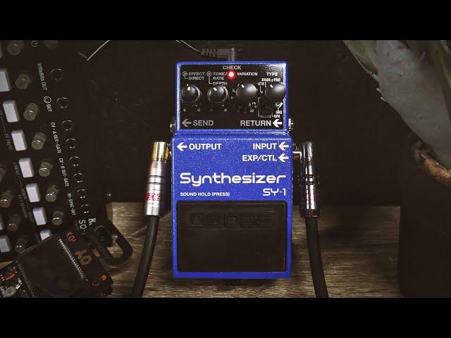Boss SY-1 Guitar Synthesizer Demo