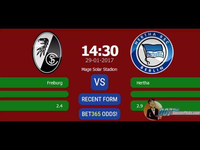 SC Freiburg vs Hertha Berlin PREDICTION (by 007Soccerpicks.com)