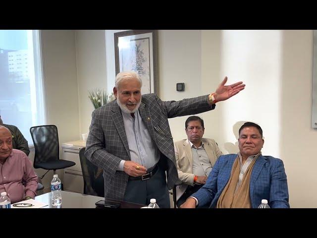 FIA Chicago 1980 President Dr Rashmi Patel addresses Indian community  18 Dec 2022. Hello NRI video