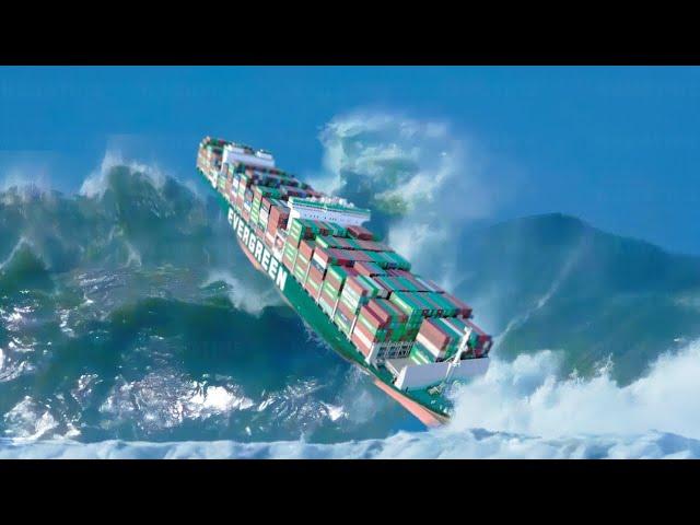 Why MONSTER WAVES Can’t Sink Large Ships During Storm