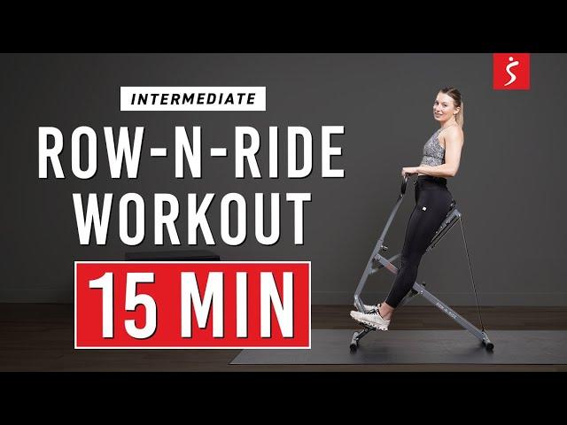 Row-N-Ride Workout: GLUTES, HAMSTRINGS, & QUADS | 15 Minutes