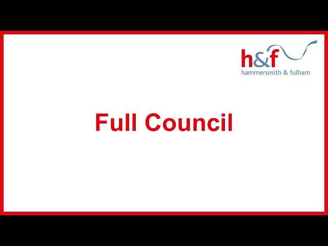 H&F Full Council | 24 January 2024