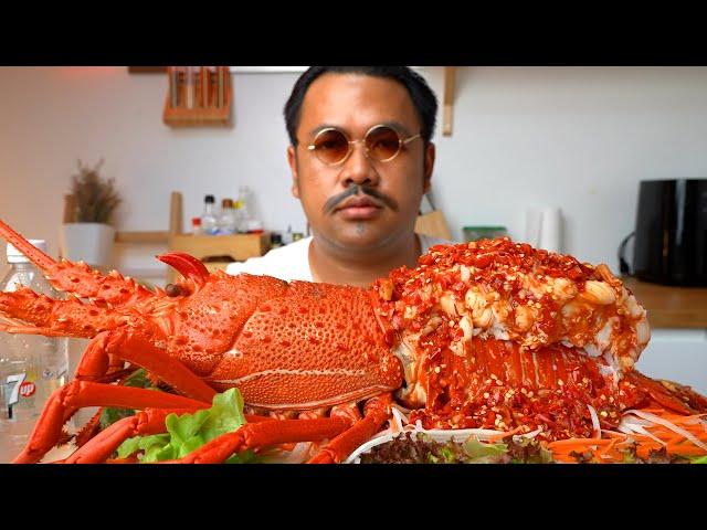 Giant lobster Spicy Sauce Thai Style ASMR