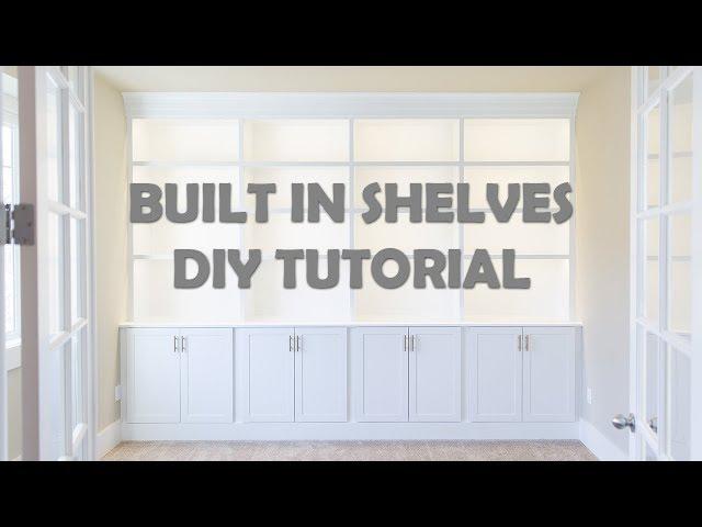 DIY Built In Shelves Tutorial | Base | Cabinets | Part I