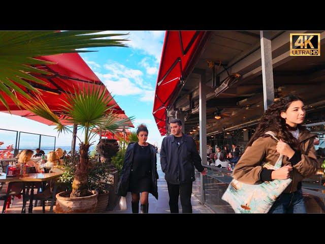 Istanbul Aqua Florya Mall - Stunning Beach 4K Walk Tour