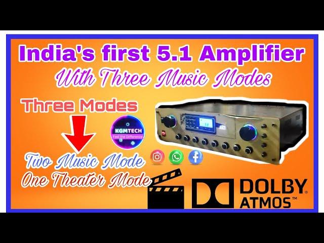5.1 Amplifier Dolby Digital Amplifier| Optical|Coaxial|5.1Channel ( #KGM, #TECH ) #Theatre setup -3
