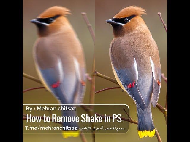 shake reduction in PhotoShop