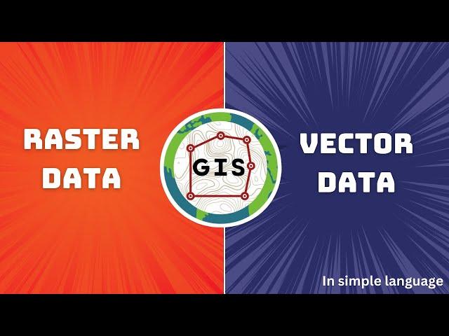 Raster and Vector data in GIS | Difference | ArcGIS tutorial