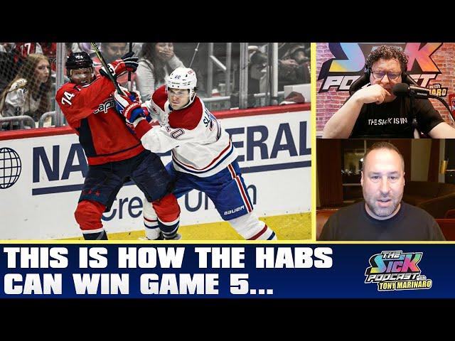 This Is How The Habs Can Win Game 5… | The Sick Podcast with Tony Marinaro April 28 2025