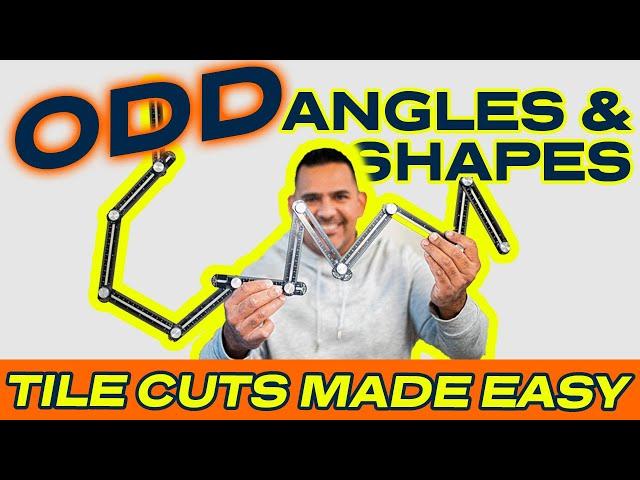 How To Cut Odd Shapes & Angles on Tile.  This tool makes it easy!