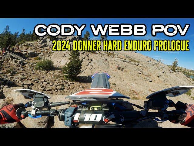 Cody Webb POV, Presented by Seat Concepts | 2024 Donner Hard Enduro Prologue Win