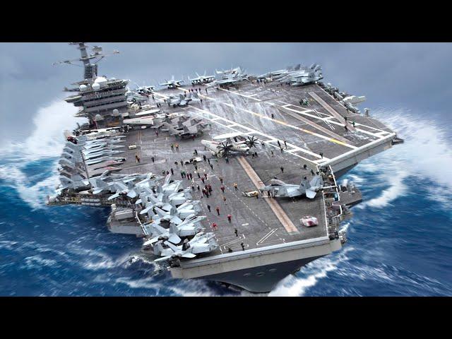 World's Largest Aircraft Carrier ROCKED By Deadly Storm, Then This Happened...