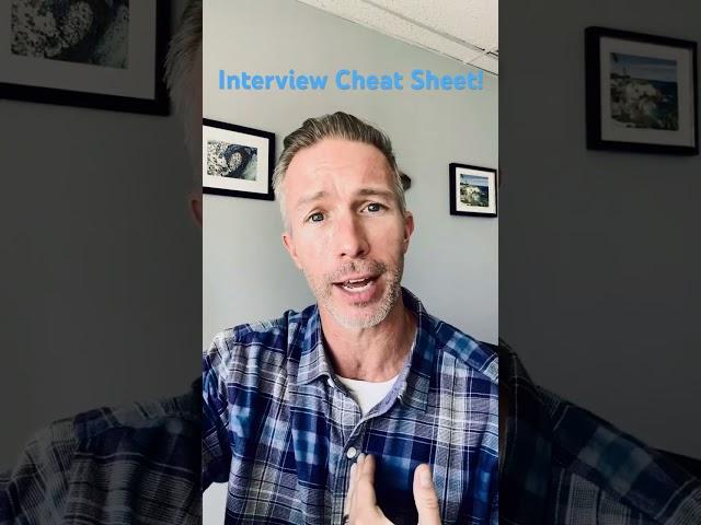 Video Interview Cheat Sheet