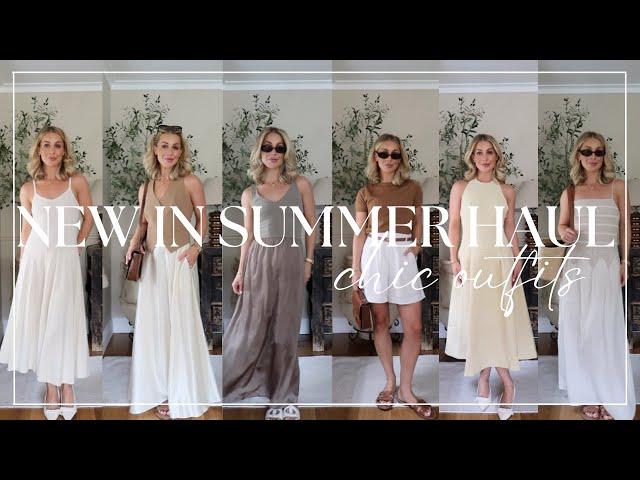 CHIC SUMMER OUTFIT IDEAS | SUMMER HAUL | ARKET, & OTHER STORIES & MORE