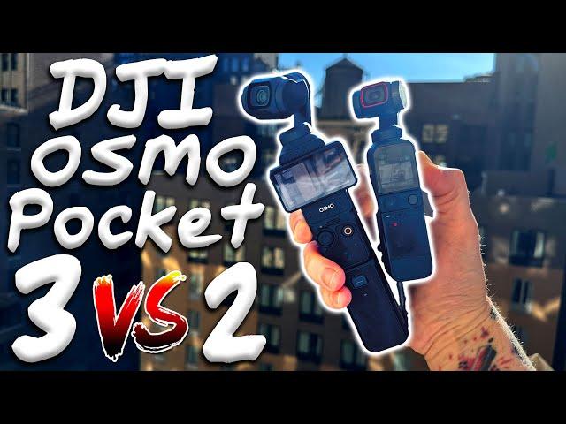 DJI Osmo Pocket 3 VS Pocket 2 Side by Side Footage | Should You Upgrade?