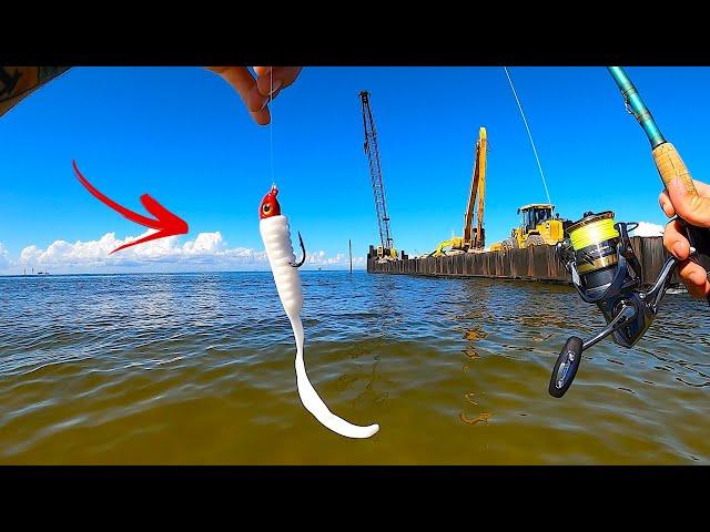 Wading for FLOUNDER! in the BAY Using *SCENTED* Artificial LURES