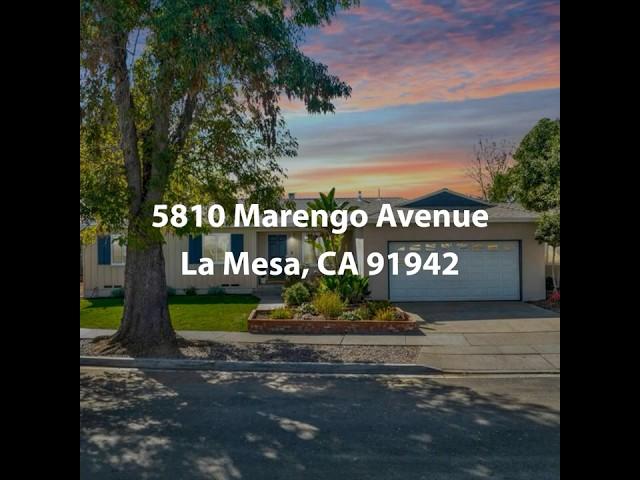 5810 Marengo Avenue La Mesa CA 91942 | 4 Bedroom Home For Sale