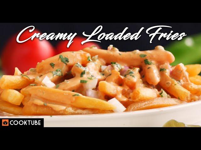 Creamy Loaded Fries Recipe | In-N-Out Style Fries Recipe | Cooktube