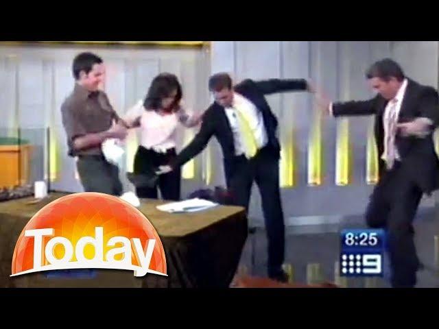 TV host freaks out over snake prank on live TV