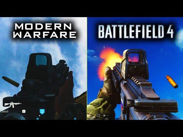 Modern Warfare(2019) vs Battlefield 4(2013)