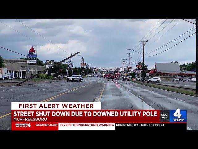 Thousands without power after storms