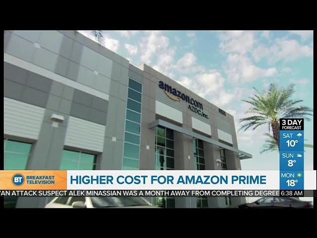 Amazon Prime membership fee to rise in the U.S.