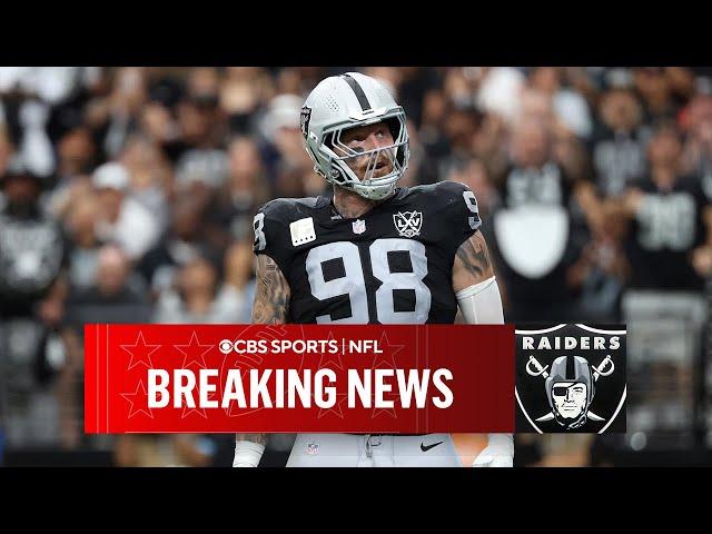 Maxx Crosby agrees to 3-yr $106.5m extension, highest paid non-QB in NFL history | Instant Reaction