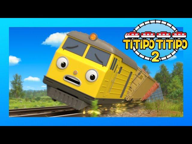 TITIPO S2 Compilation 1-5 l Train Cartoons For Kids | Titipo the Little Train l TITIPO TITIPO 2