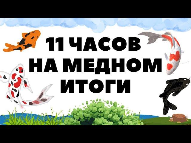 Челендж марафон 11 часов на медном озере РР4 / Русская рыбалка 4