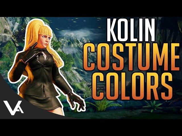 SFV - Kolin All Colors 1-10! Story,Premium Battle & Nostalgic Costumes For Street Fighter 5 Season 2