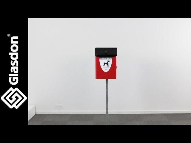 Glasdon International | Demonstration | Metal Fido 35™ Dog Waste Bin