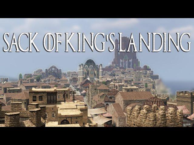 The Sack of King’s Landing | Jaime Lannister slays the Mad King | Game of Thrones Cinematic Battle
